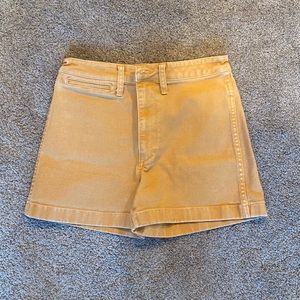 Madewell orange shorts
